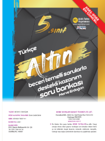 5.Sınıf Türkçe Soru Bankası - ALTIN (BONS)